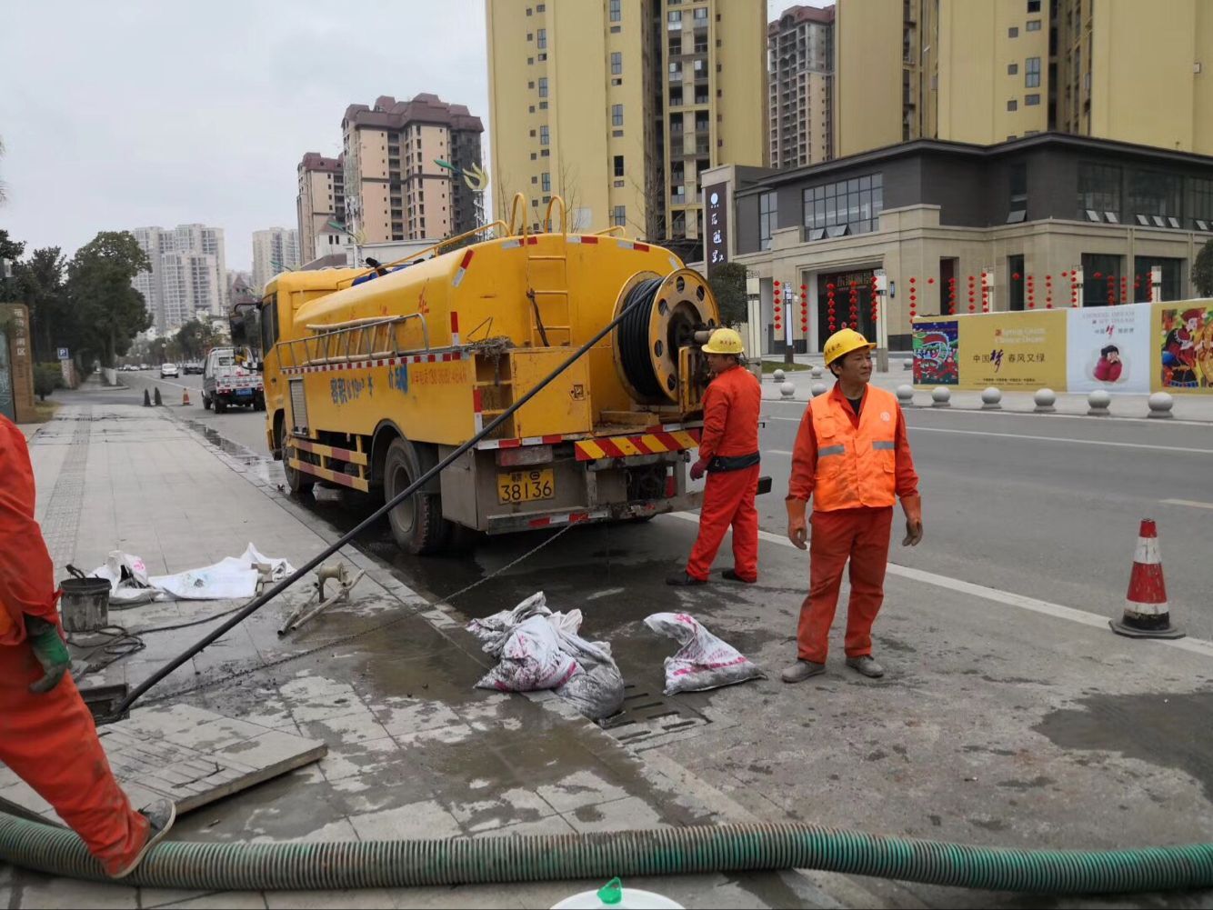 秀峰排污管道清淤-管道清洗